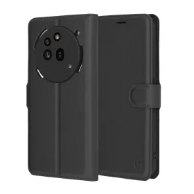 Techsuit - Leather Folio - Nothing Phone (3a) Pro - Black