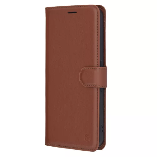 Techsuit - Leather Folio - Nothing Phone (3a) Pro - Brown