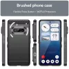 Techsuit - Carbon szilikon tok - Nothing Phone (3a) - Fekete