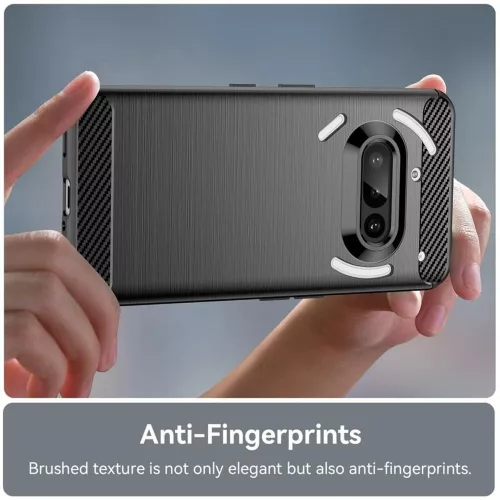 Techsuit - Carbon szilikon tok - Nothing Phone (3a) - Kék