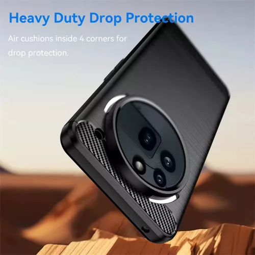 Techsuit - Carbon szilikon tok - Nothing Phone (3a) Pro - Kék