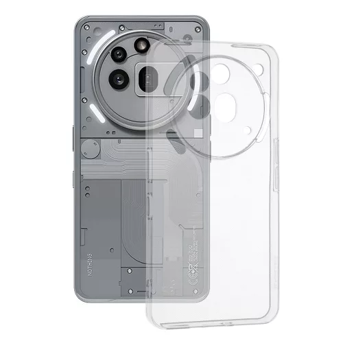 Techsuit - Clear Silicone - Nothing Phone (3a) Pro - Átlátszó tok