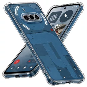   Techsuit - Shockproof Átlátszó Ütésálló Szilikon tok - Nothing Phone (3a) - Átlátszó
