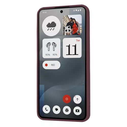Techsuit - SoftFlex szilikon tok - Nothing Phone (3a) - Bordó