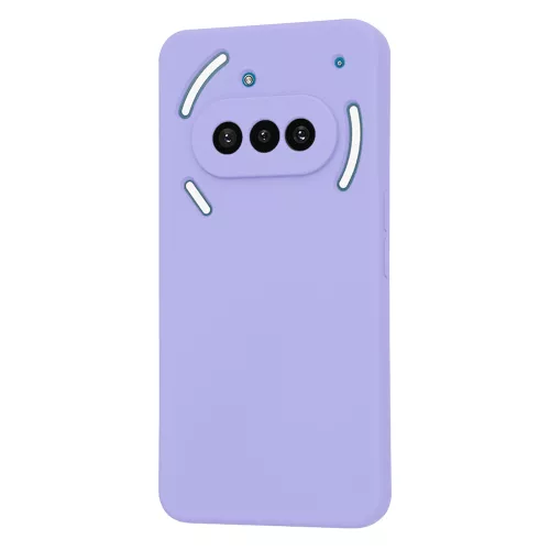 Techsuit - SoftFlex szilikon tok - Nothing Phone (3a) - Világos lila