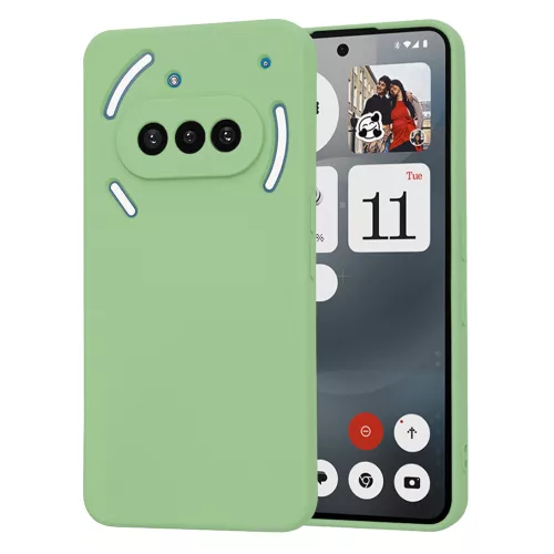 Techsuit - SoftFlex szilikon tok - Nothing Phone (3a) - Mentazöld