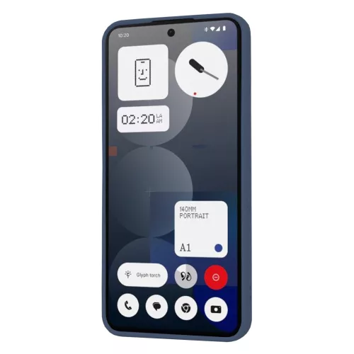 Techsuit - SoftFlex szilikon tok - Nothing Phone (3a) Pro - Sötétkék