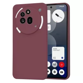   Techsuit - SoftFlex szilikon tok - Nothing Phone (3a) Pro - Bordó