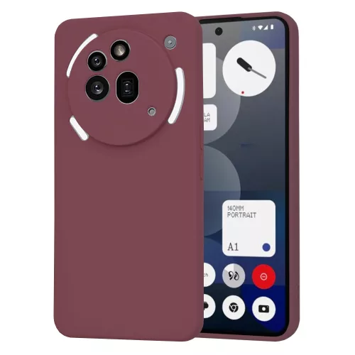 Techsuit - SoftFlex szilikon tok - Nothing Phone (3a) Pro - Bordó