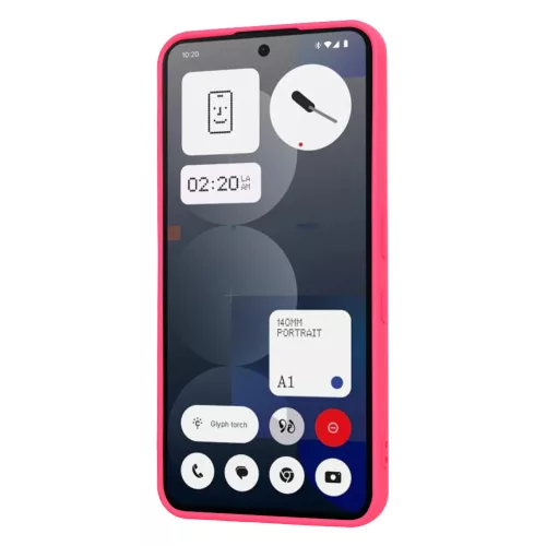 Techsuit - SoftFlex szilikon tok - Nothing Phone (3a) Pro - Pink