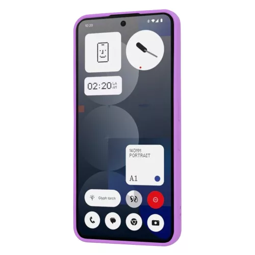 Techsuit - SoftFlex szilikon tok - Nothing Phone (3a) Pro - Lila