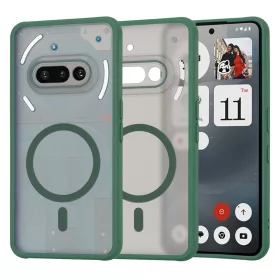   Techsuit - HaloFrost MagSafe tok - Nothing Phone (3a) - Zöld