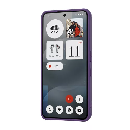 Techsuit - HaloFrost MagSafe tok - Nothing Phone (3a) - Lila