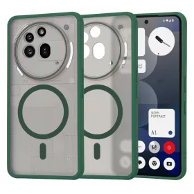   Techsuit - HaloFrost MagSafe tok - Nothing Phone (3a) Pro - Zöld