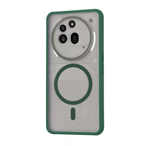 Techsuit - HaloFrost MagSafe tok - Nothing Phone (3a) Pro - Zöld