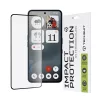 Techsuit - 111D Full Cover / Full Glue Glass - Nothing Phone (3a) / (3a) Pro - Black