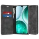 Techsuit - Confy Cover kinyitható tok - Honor X8c - Fekete