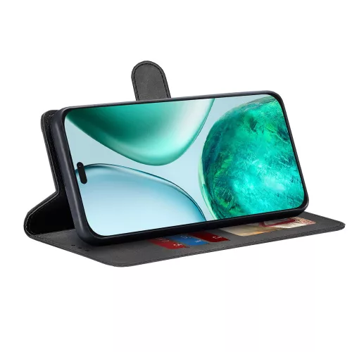 Techsuit - Diary Book kinyitható tok - Honor X8c - Fekete
