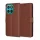 Techsuit - Leather Folio - Honor X8c - Brown