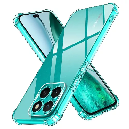 Techsuit - Shockproof Átlátszó Ütésálló Szilikon tok - Honor X8c - Átlátszó