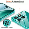 Techsuit - Shockproof Átlátszó Ütésálló Szilikon tok - Honor X8c - Átlátszó