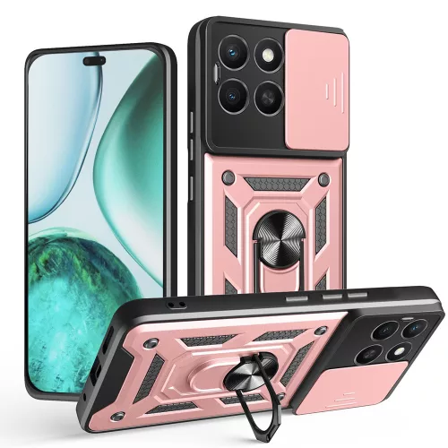 Techsuit - CamShield ütésálló tok - Honor X8c - Rose Gold