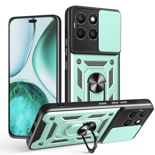 Techsuit - CamShield ütésálló tok - Honor X8c - Zöld