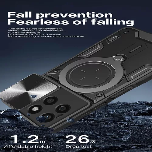 Techsuit - CamGuard Pro tok - Honor X8c - Fekete