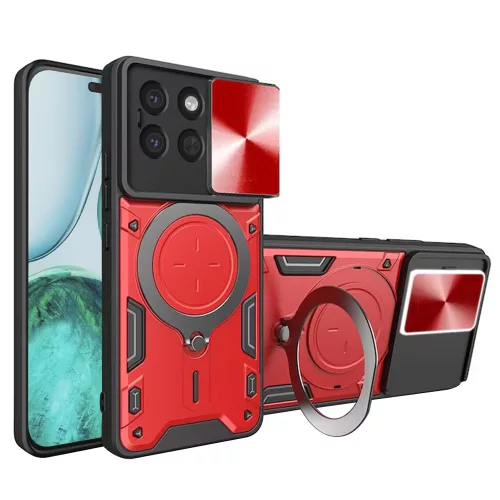 Techsuit - CamGuard Pro tok - Honor X8c - Piros