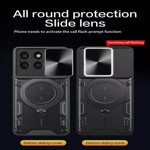 Techsuit - CamGuard Pro tok - Honor X8c - Piros