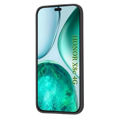 Techsuit - SoftFlex szilikon tok - Honor X8c - Fekete