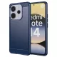 Techsuit - Carbon szilikon tok - Xiaomi Redmi Note 14 4G (Standard) - Kék