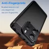 Techsuit - Carbon szilikon tok - Xiaomi Redmi Note 14 4G (Standard) - Kék