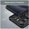 Techsuit - Carbon szilikon tok - Xiaomi Redmi Note 14 4G (Standard) - Kék