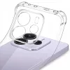 Techsuit - Shockproof Átlátszó Ütésálló Szilikon tok - Xiaomi Redmi Note 14 4G (Standard) - Átlátszó