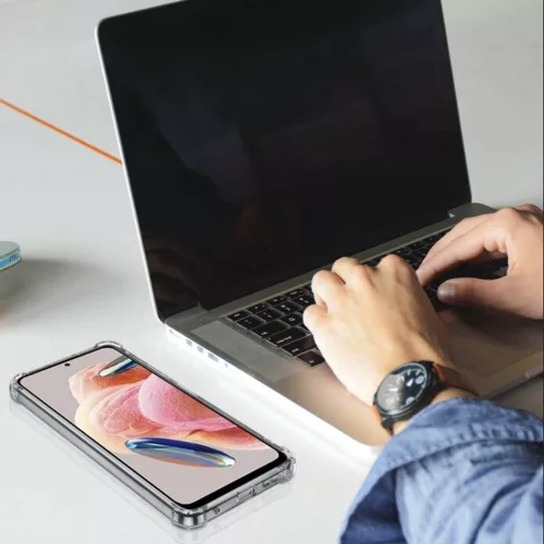 Techsuit - Shockproof Átlátszó Ütésálló Szilikon tok - Xiaomi Redmi Note 14 4G (Standard) - Átlátszó