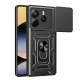 Techsuit - CamShield ütésálló tok - Xiaomi Redmi Note 14 4G (Standard) - Fekete
