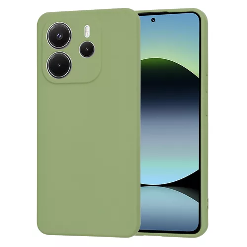 Techsuit - SoftFlex szilikon tok - Xiaomi Redmi Note 14 4G (Standard) - Matcha zöld