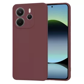   Techsuit - SoftFlex szilikon tok - Xiaomi Redmi Note 14 4G (Standard) - Bordó