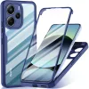 Techsuit - ColorVerse 360 tok kijelzővédővel - Xiaomi Redmi Note 14 4G (Standard) - Kék