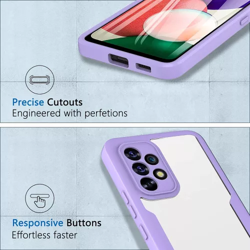 Techsuit - ColorVerse 360 tok kijelzővédővel - Xiaomi Redmi Note 14 4G (Standard) - Kék