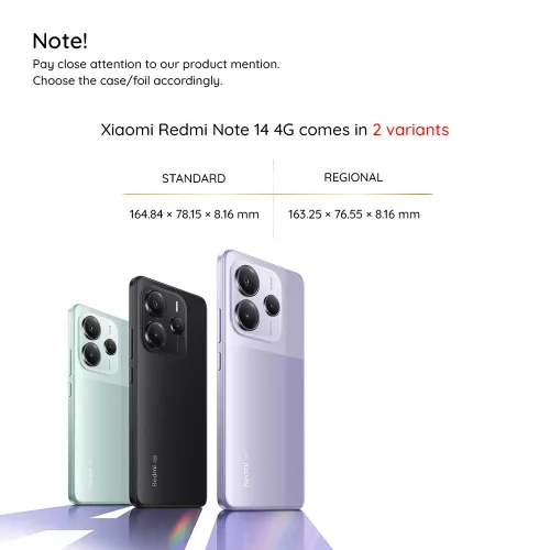 Techsuit - 111D Full Cover / Full Glue Glass - Xiaomi Redmi Note 14 4G (Standard) - Black