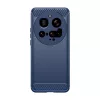 Techsuit - Carbon szilikon tok - Xiaomi 15 Ultra - Kék