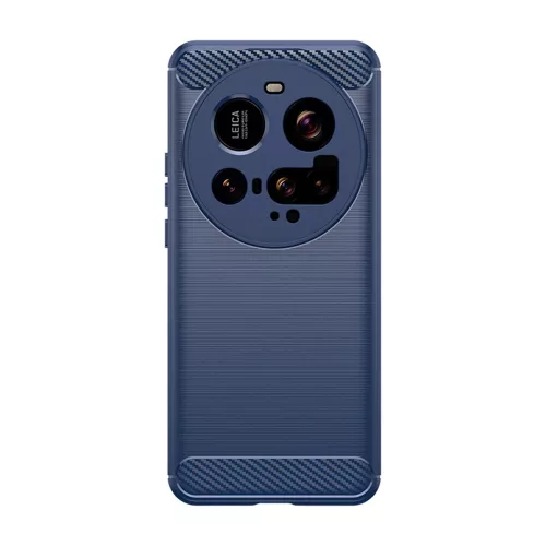 Techsuit - Carbon szilikon tok - Xiaomi 15 Ultra - Kék