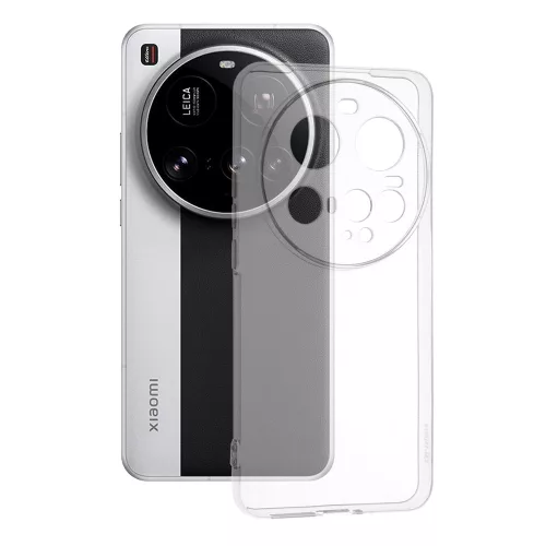 Techsuit - Clear Silicone - Xiaomi 15 Ultra - Átlátszó tok