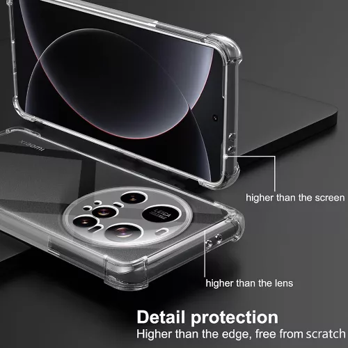 Techsuit - Shockproof Átlátszó Ütésálló Szilikon tok - Xiaomi 15 Ultra - Átlátszó