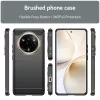 Techsuit - Carbon szilikon tok - Realme 14 Pro - Fekete