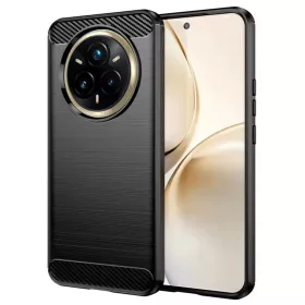 Techsuit - Carbon szilikon tok - Realme 14 Pro+ - Fekete