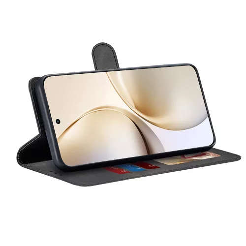 Techsuit - Diary Book kinyitható tok - Realme 14 Pro+ - Fekete