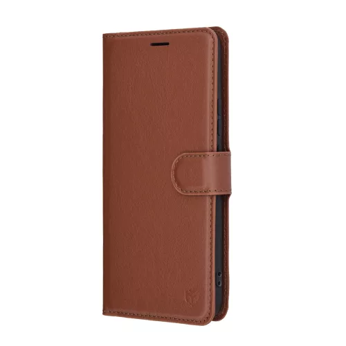 Techsuit - Leather Folio - Realme 14 Pro - Brown